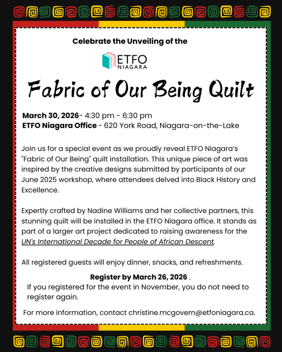 Fabric of our Being workshopMar 30