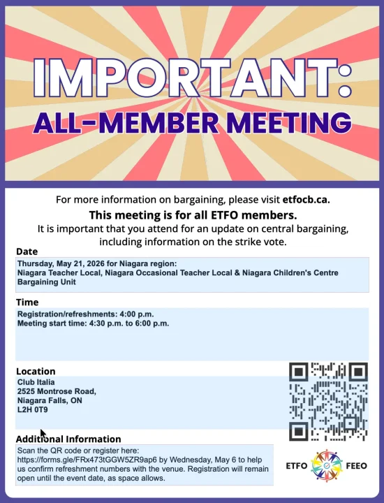 ETFO Provincial All-Member Meeting