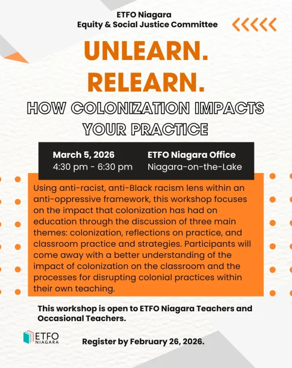 Unlearn. Relearn. Web flyer